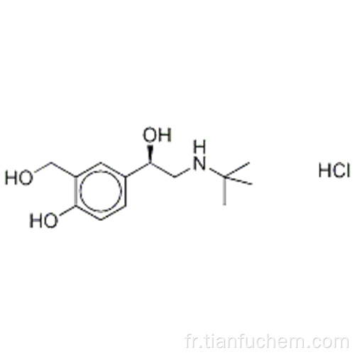 1,3-benzènediméthanol, a1 - [[(1,1-diméthyléthyl) amino] méthyl] -4-hydroxy-, chlorhydrate (1: 1), (57188115, a1R) - CAS 50293-90-8